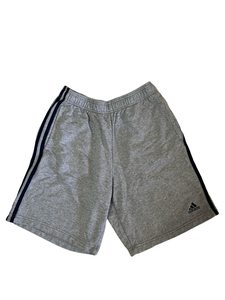 Adidas 3-Striped Grey Sweat Shorts