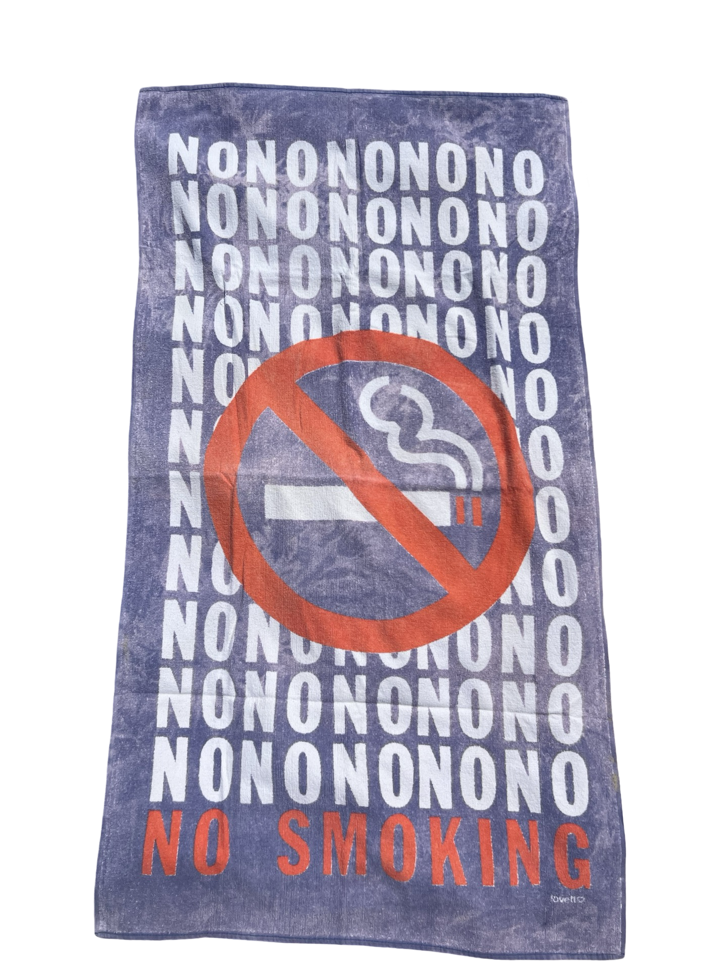 No Smoking Towel